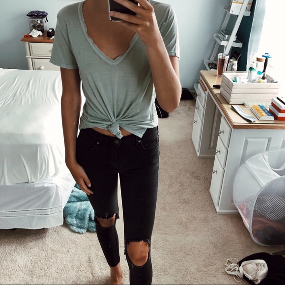 Urban Outfitters Tops - Pale Green Tee